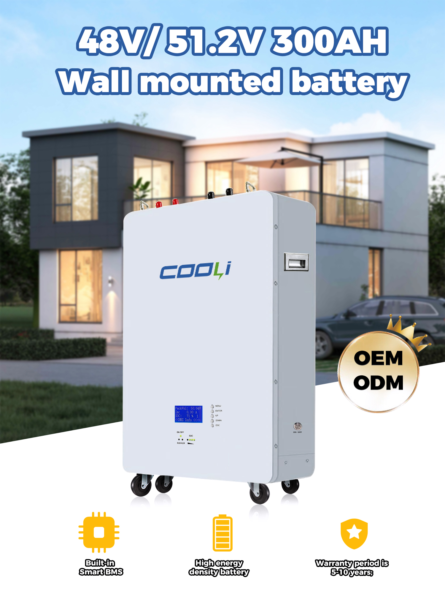 Wall Mounted Solar Battery